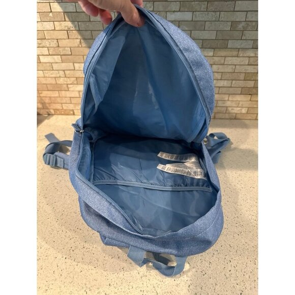 Backpack Walt Disney Pictures Blue Embroidered 80's Style Logo Disneyland Castle - Picture 3 of 3